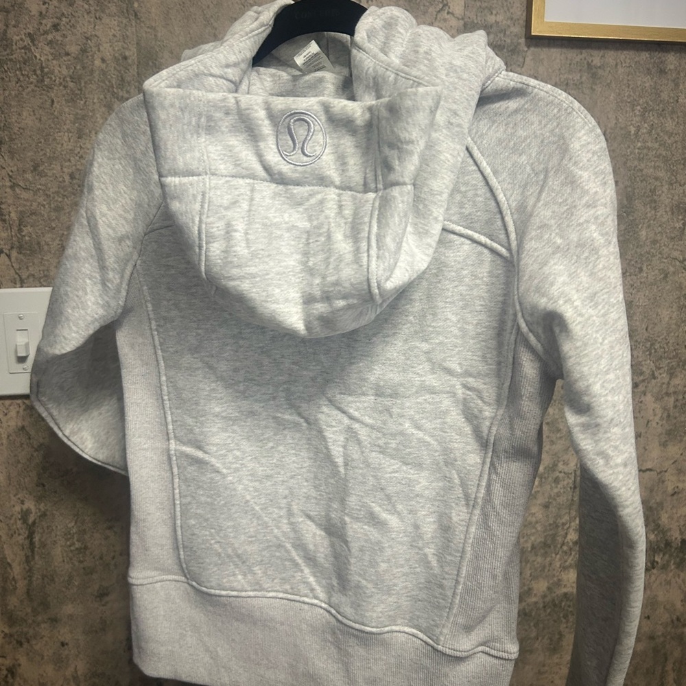 Lululemon gray jogger tracksuit set hooded zip-up jacket pants– Women’s size 4 - Picture 3 of 13